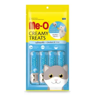 Me-O Creamy Treats ขนมแมวเลีย มีโอ ขนาด 15g x 4 ซอง - ภาพที่ 4