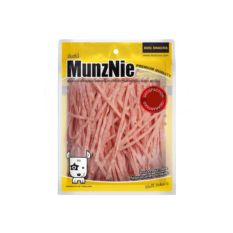 MunzNie ขนมขบเคี้ยวสัตว์เลี้ยง ขนมหมา ขนมแมว ปลาเส้น… - ภาพที่ 5