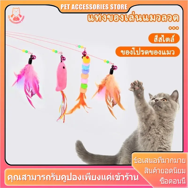 ไม้ตกแมว ไม้ล่อแมว ไม้ตบแมว ไม้แมว ของเล่นแมว… ไม้ตกแมว ไม้ล่อแมว ไม้ตบแมว ไม้แมว ของเล่นแมว…