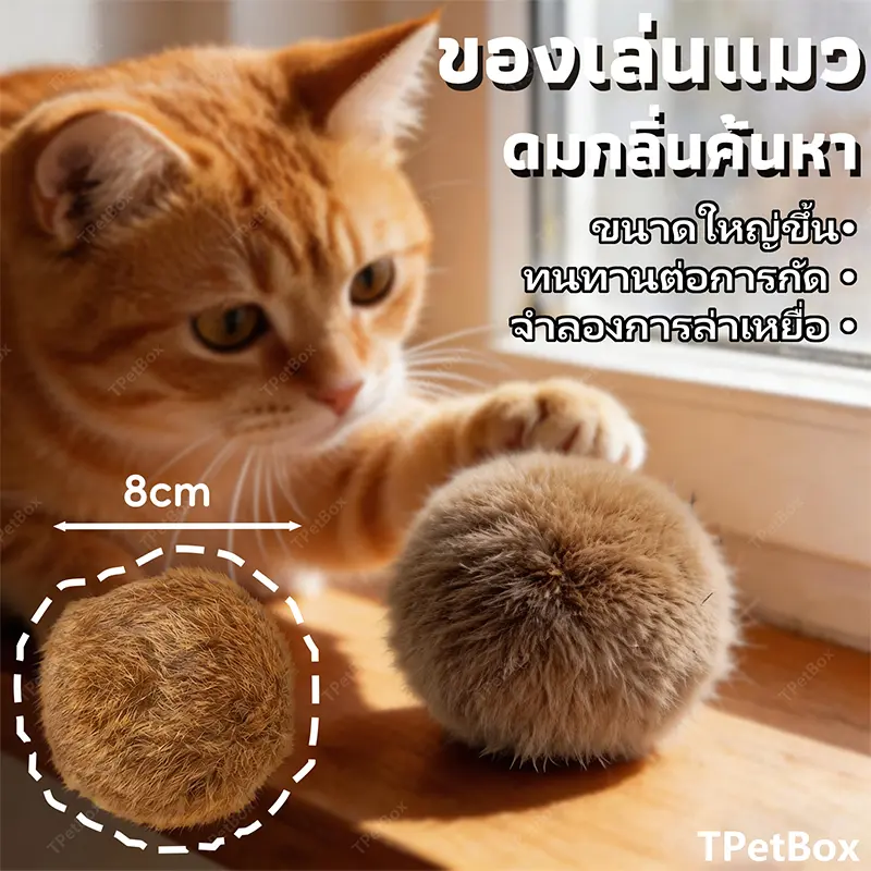 พร้อมส่ง! มาใหม่ ลูกบอลขนกระต่ายแท้ ของเล่นแมวแก้เบื่อ… พร้อมส่ง! มาใหม่ ลูกบอลขนกระต่ายแท้ ของเล่นแมวแก้เบื่อ…