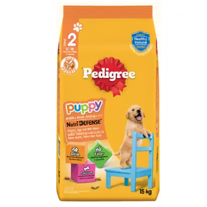 Pedigree เพดดิกรี ลูกสุนัข ไก่ไข่ และนม 15 kg - ภาพที่ 5