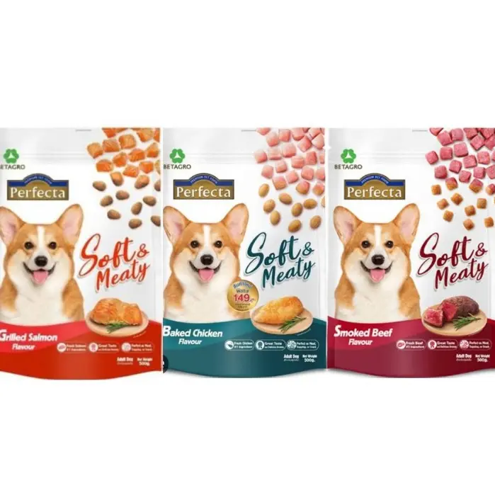Perfecta Soft & Meaty Salmon Beef Chicken 1kg… Perfecta Soft & Meaty Salmon Beef Chicken 1kg…