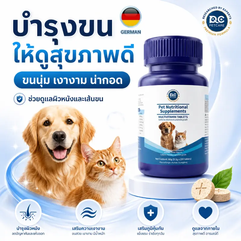 PetClear วิตามินรวม สุนัข แมว บำรุงขน ลดขนร่วง… - ภาพที่ 4