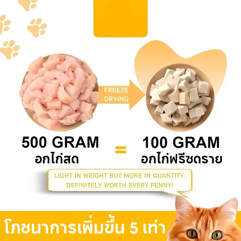 PETLUSCI ฟรีซดรายแมว อกไก่ฟรีซดราย 50กรัม… - ภาพที่ 4