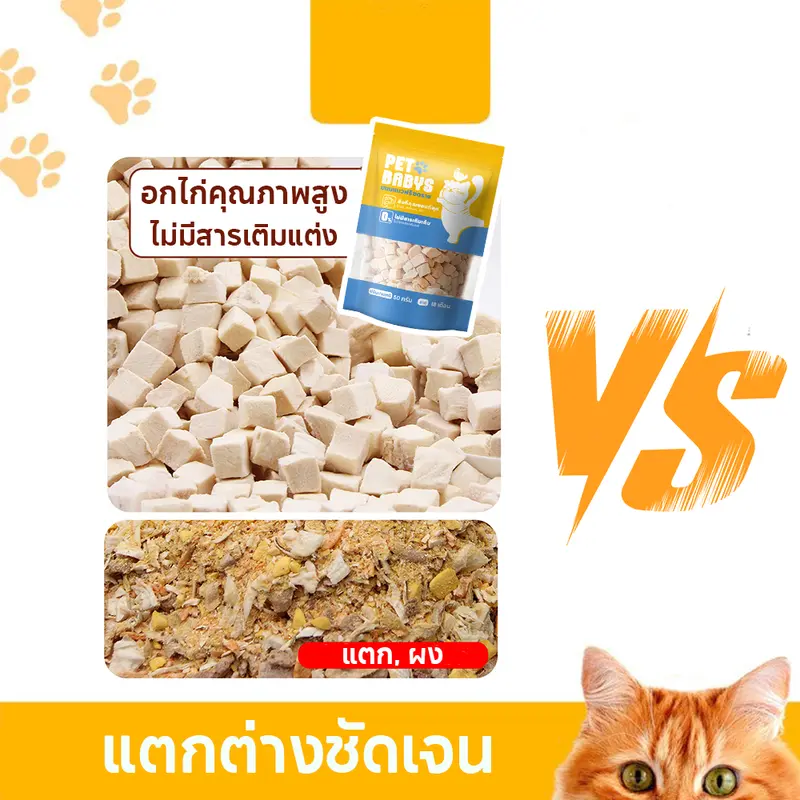 PETLUSCI ฟรีซดรายแมว อกไก่ฟรีซดราย 50กรัม… - ภาพที่ 5
