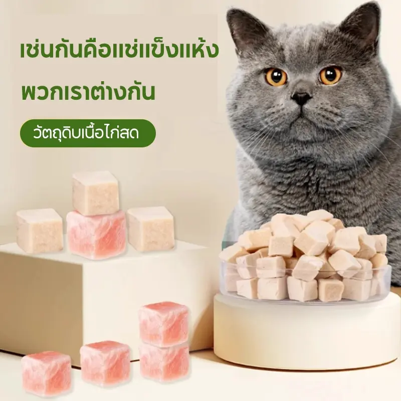 PETLUSCI ขนมหมาแมวฟรีซดราย หลายรสชาติ เสริมโปรตีนสูง… - ภาพที่ 3