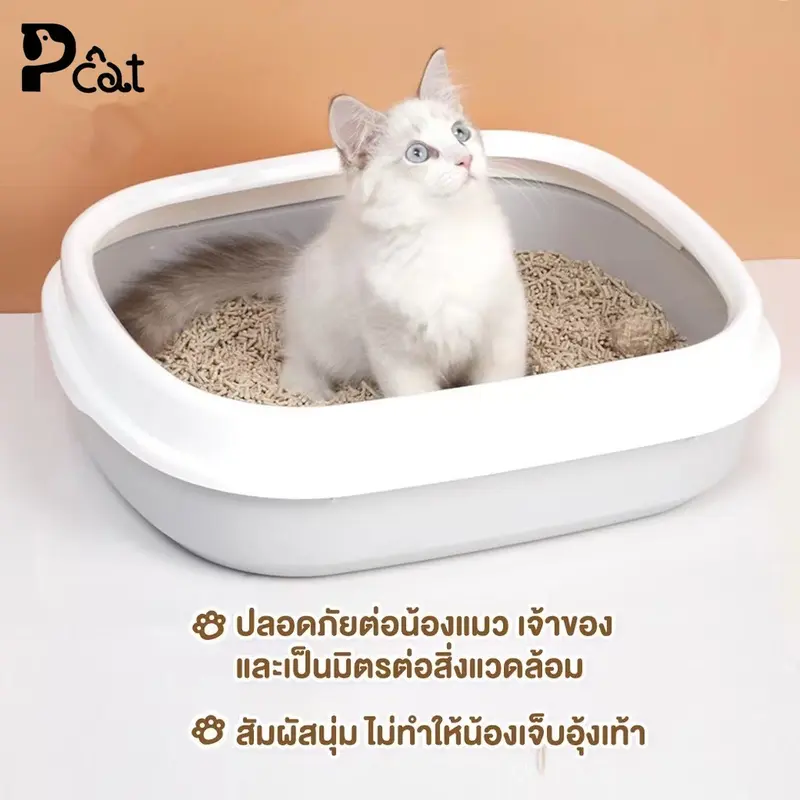 PP A10 ทรายแมวเต้าหู้ 6ชิ้น ออร์แกนิค100%… - ภาพที่ 6