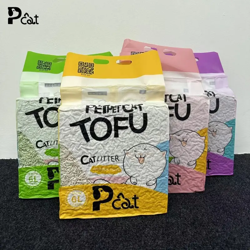 PP A10 ทรายแมวเต้าหู้ 6ชิ้น ออร์แกนิค100%…