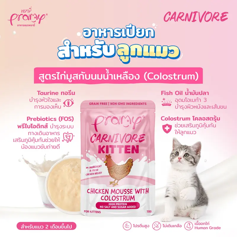 Pramy Carnivore อาหารเปียกแมว… - ภาพที่ 3