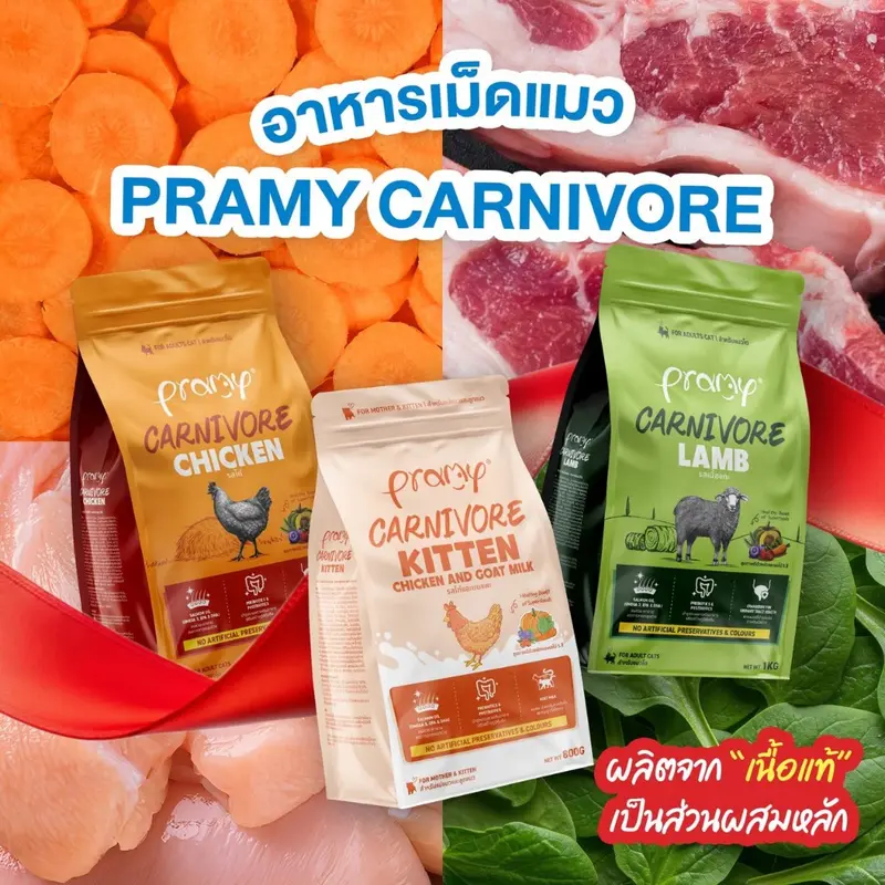Pramy Carnivore พรามี่ คาร์นิวอร์ อาหารเม็ดแมว… - ภาพที่ 3