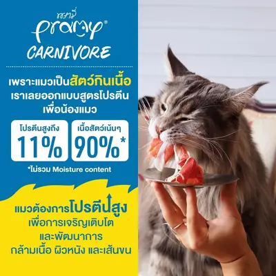 Pramy Carnivore อาหารเปียกแมวพรามี่คานิวอ… - ภาพที่ 3