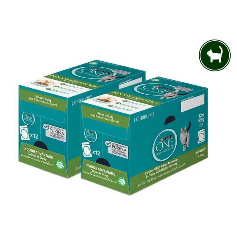 Purina One Pouch - อาหารแมวเปียก 5 รส ยกลัง 70gx24ซอง - ภาพที่ 3