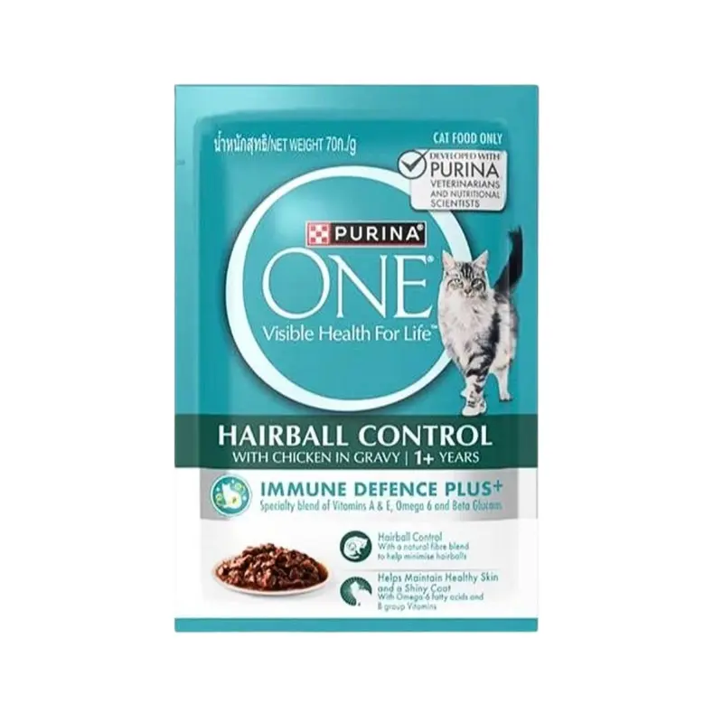 Purina One Pouch - อาหารแมวเปียก 5 รส ยกลัง 70gx24ซอง - ภาพที่ 5