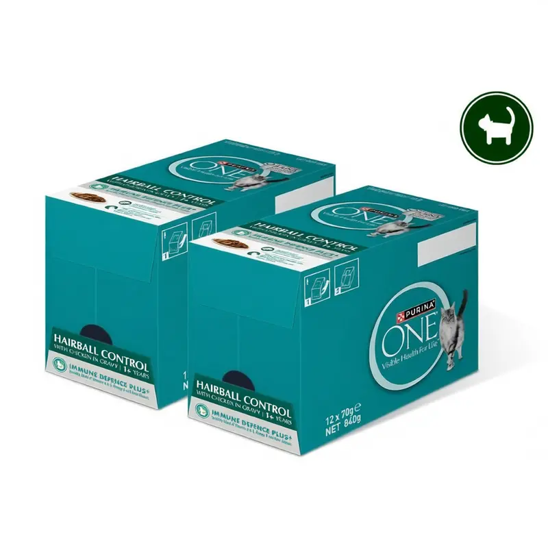 Purina One Pouch - อาหารแมวเปียก 5 รส ยกลัง 70gx24ซอง Purina One Pouch - อาหารแมวเปียก 5 รส ยกลัง 70gx24ซอง