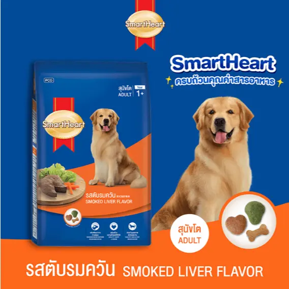 Smart Heart สมาร์ทฮาร์ท อาหารสุนัขโต ขนาด 18 - 20… - ภาพที่ 6