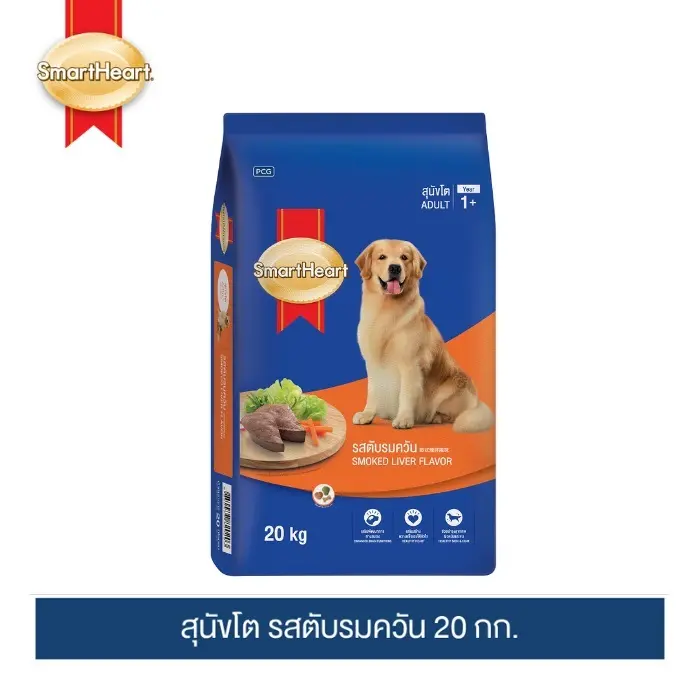 Smartheart สมาร์ทฮาร์ท อาหารสุนัข สุนัขโต SmartHeart… - ภาพที่ 4
