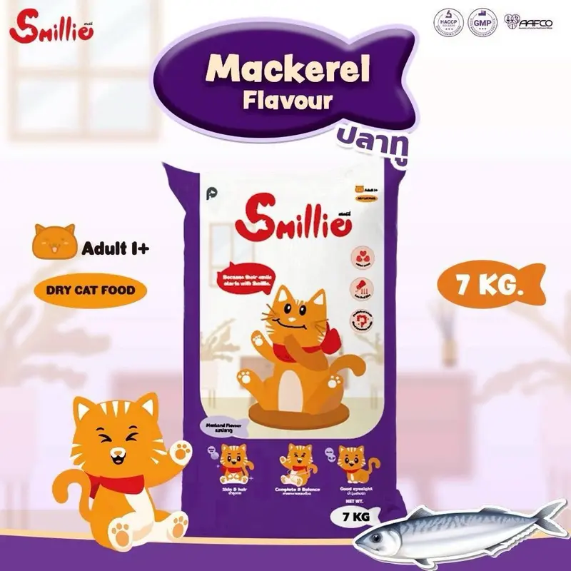อาหารแมว Smillie สไมล์ลี่ รสทูน่า/รสแซลมอน - ภาพที่ 5