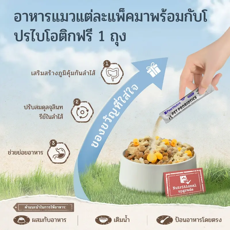 VEV แบ่งขาย 1 kg. Premium Cat Food Gluten Free - ภาพที่ 4