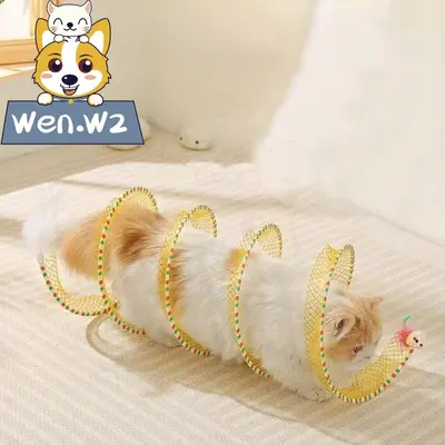 wen.W2 อุโมงค์แมวพับได้, ของเล่นกระดิ่งให้แมวเล่นเอง,… - ภาพที่ 4