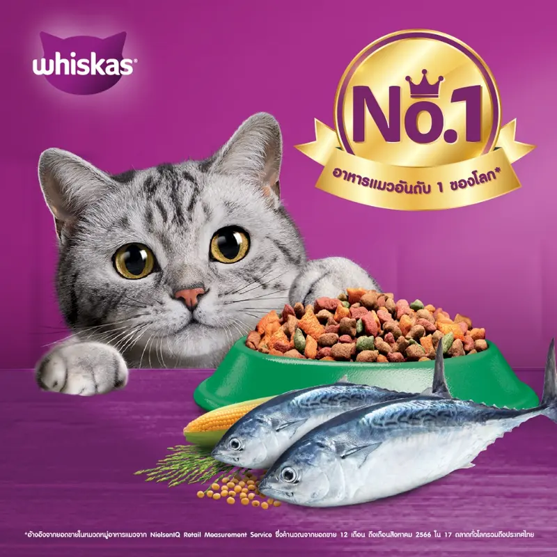 WHISKAS วิสกัส อาหารเม็ดแมวสำหรับแมวโต 3 กก - ภาพที่ 3