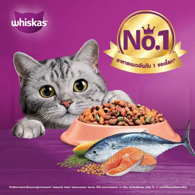 วิสกัส Whiskas อาหารแมวชนิดเม็ด ขนาด 6.5 - 7 kg - ภาพที่ 4