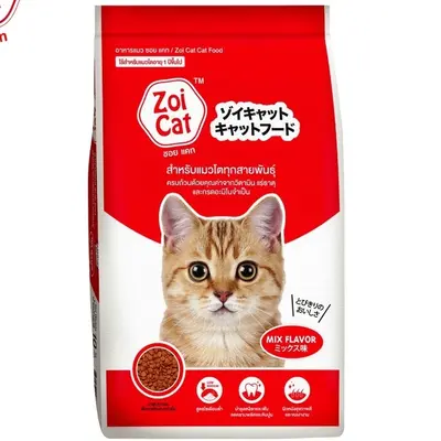 อาหารแมวซอยแคท Zoi Cat 1 กก. รสรวมมิตร แพ็ค 8 ถุง… - ภาพที่ 6